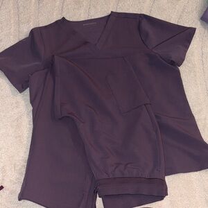 Purple Mandala Scrub Set